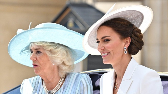 Kate Middleton in Camilla sta reciklirali svoji svečani obleki! In ne, nista bili edini (foto: Twitter/posnetek zaslona)