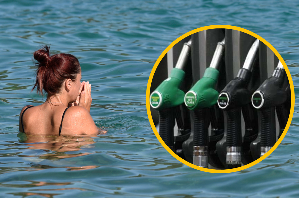 Bomo na hrvaško morje letos potovali s polnimi kanglicami bencina? (foto: Bobo/STA/fotomontaža)