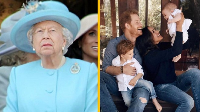 Kraljica Elizabeta (končno) spoznala svojo vnukinjo (foto: Profimedia/fotomontaža)