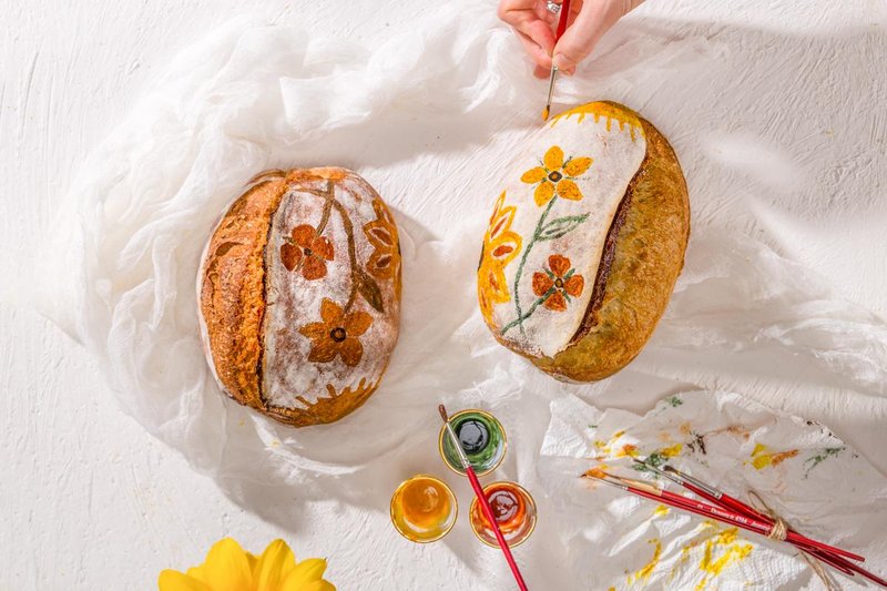 Olepotičeni hlebčki so prave umetniške stvaritve.