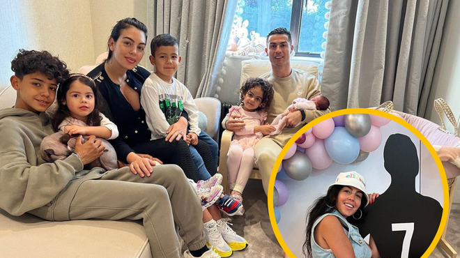 Christiano Ronaldo postaja odtujen oče. Zamudil je pomemben družinski trenutek (foto: Instagram/Georgina Rodriguez/fotomontaža)