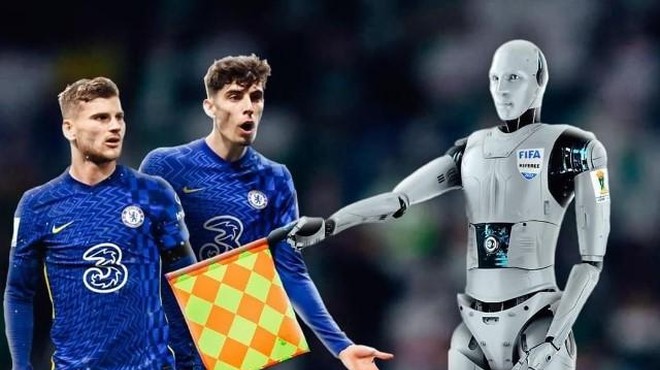 Roboti bodo po novem sodili nogometne tekme (foto: Twitter/Xhosa)