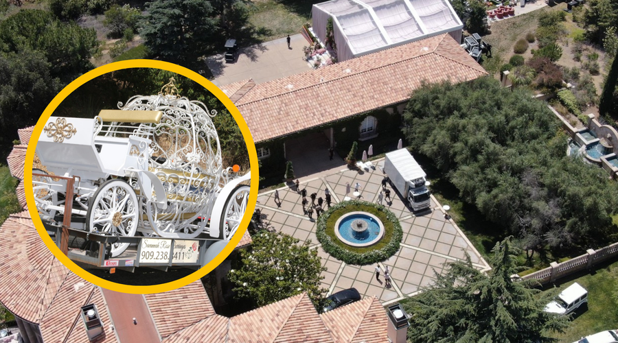 Pravljično poroko Britney Spears zaznamoval incident (foto: Profimedia/fotomontaža)