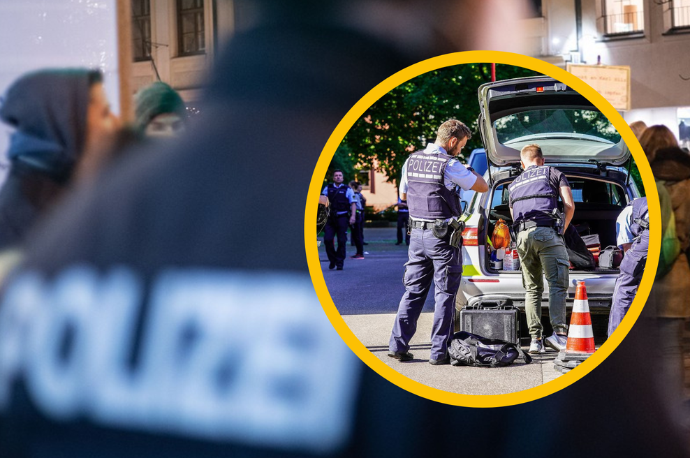 Moški, ki je z nožem napadel deklico in njeno skrbnico, je še vedno na begu (foto: Profimedia/Facebook/fotomontaža)