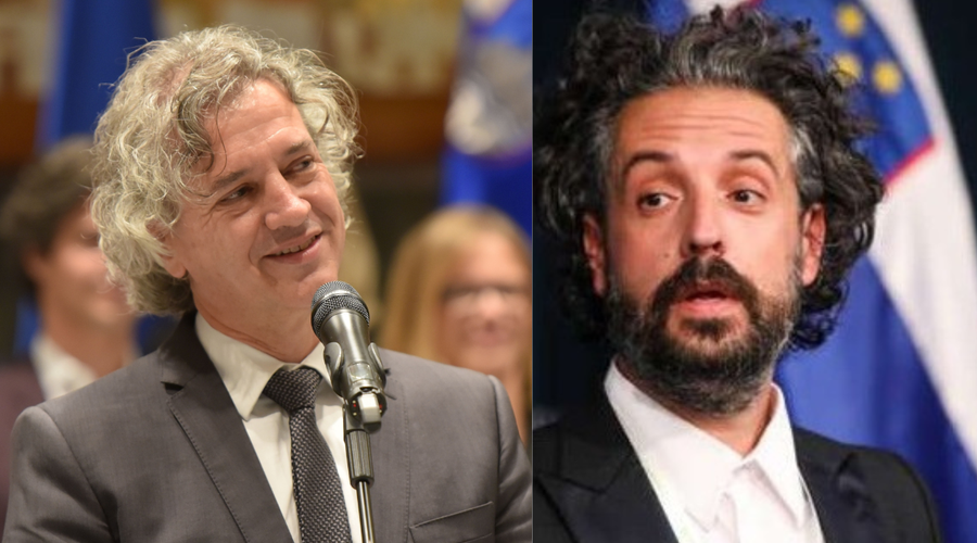 Robert Golob ali Mario Fafangel: čigava je lepša? (foto: Bobo/STA/fotomontaža)