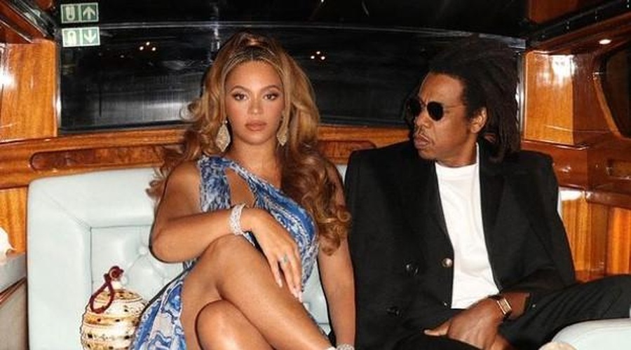 Po dolgem času v javnosti: Jay-Z s hčerko na finalu (foto: Instagram/Beyoncé)