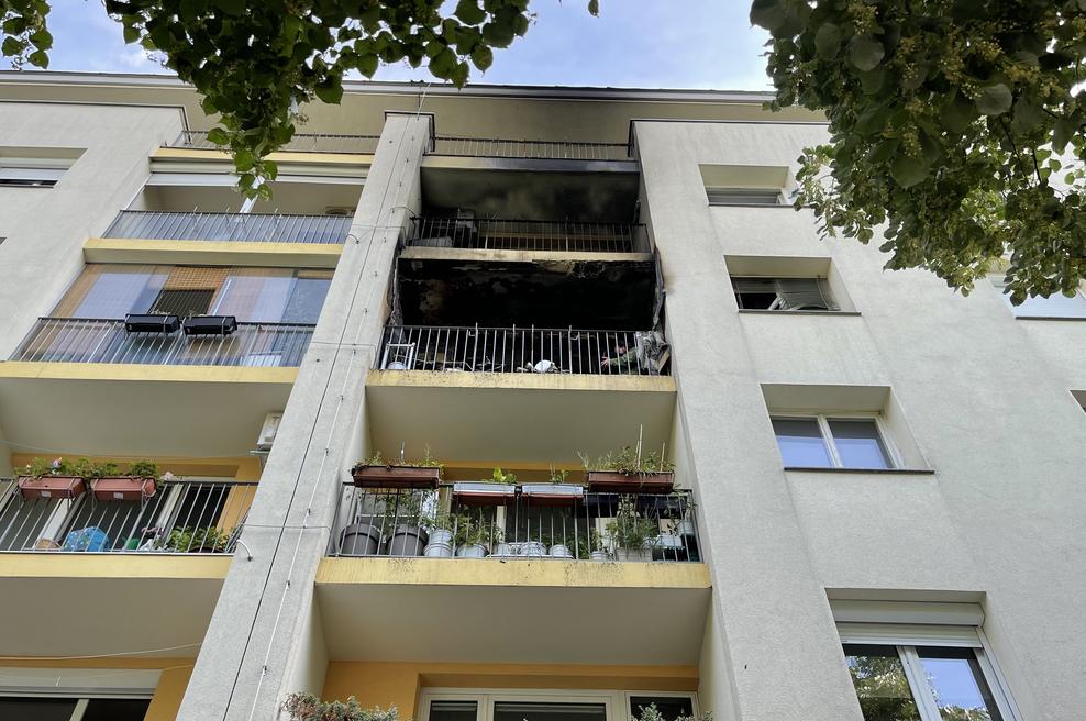 Osebna izpoved: stanovalec bloka sredi noči bežal pred ognjenimi zublji (foto: Bralec)