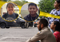 Srce parajoča zgodba: otroka, ki sta umrla v množičnem streljanju, pokopali z ramo ob rami