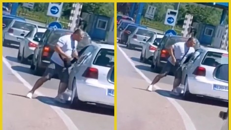 Prekipelo mu je: na meji s Hrvaško napadel drugega voznika