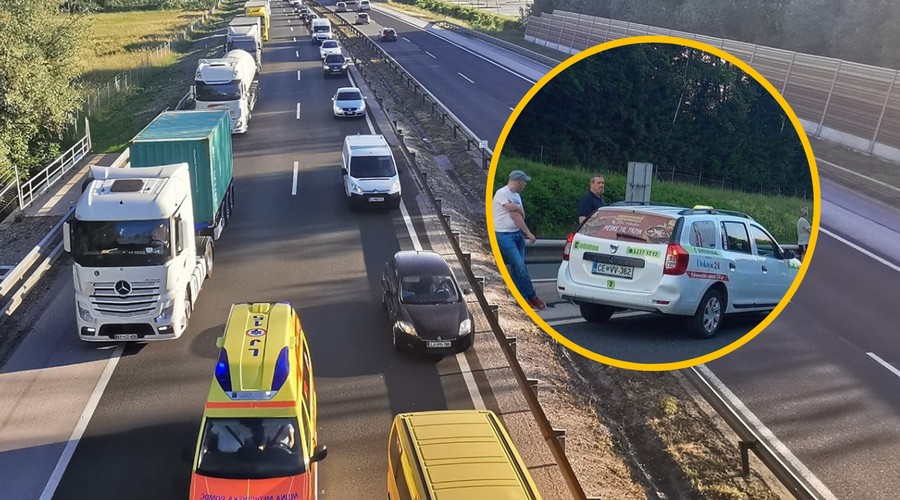 VIDEO: Nespoštljivo vedenje voznikov v zastojih! Eden izmed njih izstopil iz avtomobila in fotografiral dogajanje (foto: Ustvarimo Reševalni PAS na avtocestah/fotomontaža)