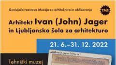 Gostujoča razstava v Bistri: slovensko-ameriškemu arhitektu Ivanu (Johnu) Jagru v čast