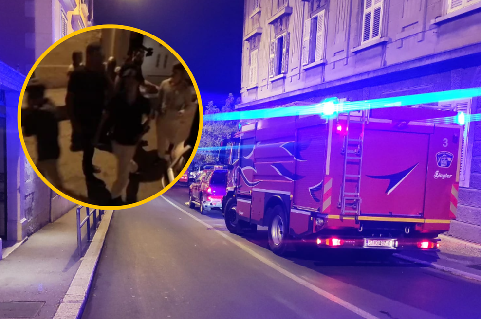 VIDEO: Gasilci so objavili posnetek iz splitskega kluba, kjer je storilec več kot 500 ljudi ogrozil s solzivcem (foto: Ante Čizmić/Cropix, screenshot/Facebook/fotomontaža)