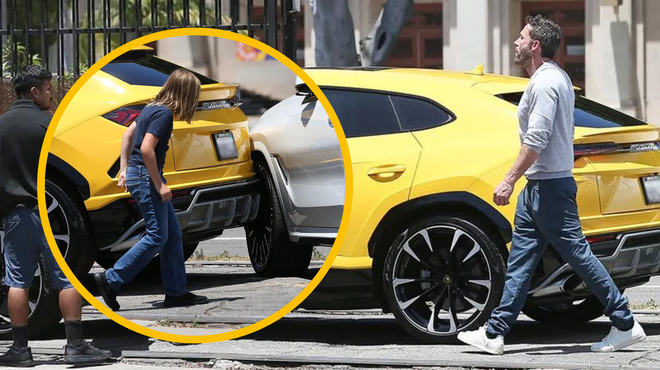 10-letni sin Bena Afflecka za volanom trčil v luksuzni avtomobil?! (foto: Posnetek zaslona/Youtube/ X17onlineVideo/fotomontaža)