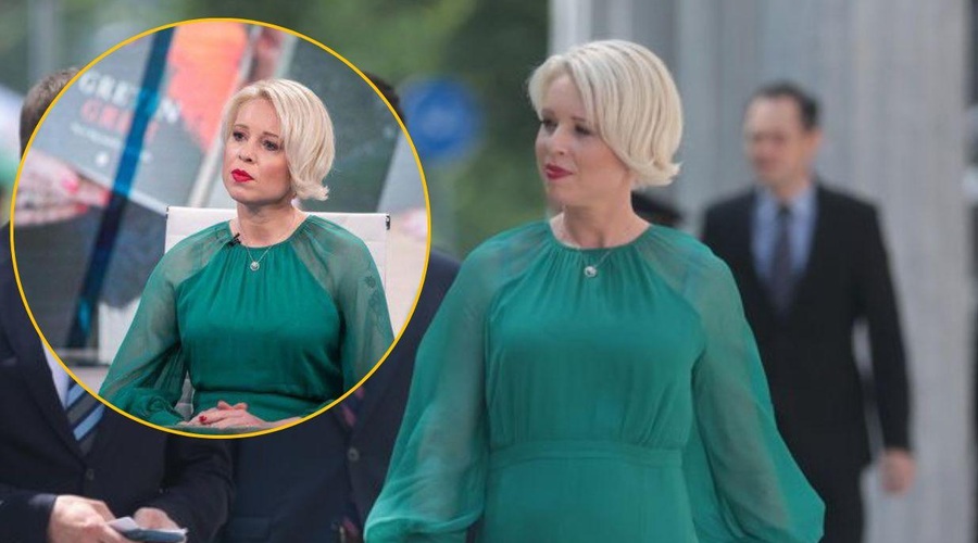 Urška Klakočar Zupančič na dveh dogodkih v enem dnevu v isti obleki (foto: Bobo/Facebook/24UR/fotomontaža)