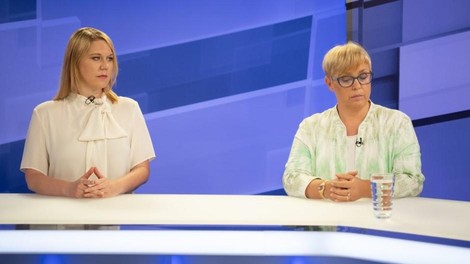 Nataša Pirc Musar v soočenju s protikandidatko: "Mi lahko nekdo prinese pručko?"