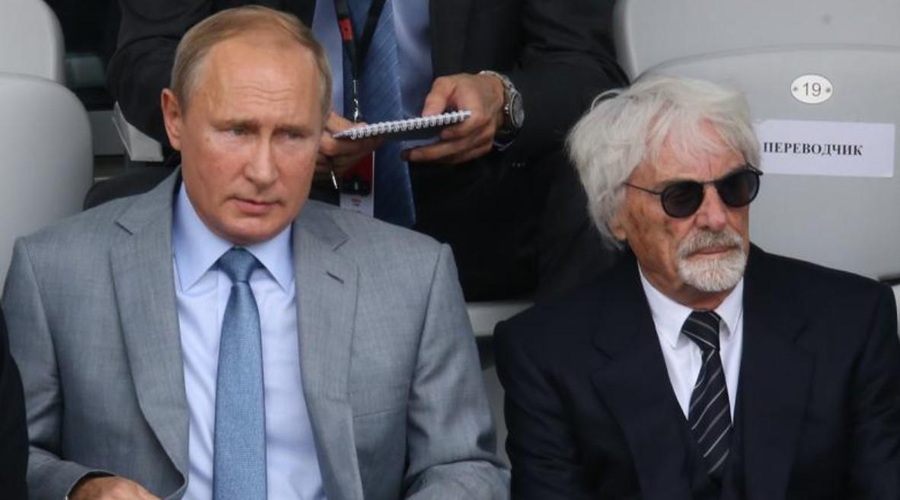 Bernie Eccelstone: "Za Putina bi prestregel kroglo" (foto: Twitter/Forbes)
