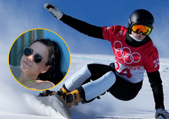 FOTO: Gloria Kotnik odvrgla kombinezon in pozirala v kopalkah