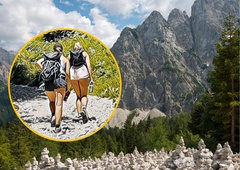 Bizarni prizori v hribih: pohodniki v kopalkah in s pivom v roki