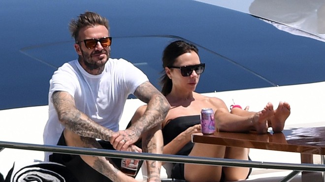 Beckhamovi so s svojim početjem na Jadranu razjezili nekatere sledilce (foto: Profimedia)