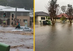 Narava pokazala zobe: rekordno nizke temperature in poplave mnoge prisilile v evakuacijo
