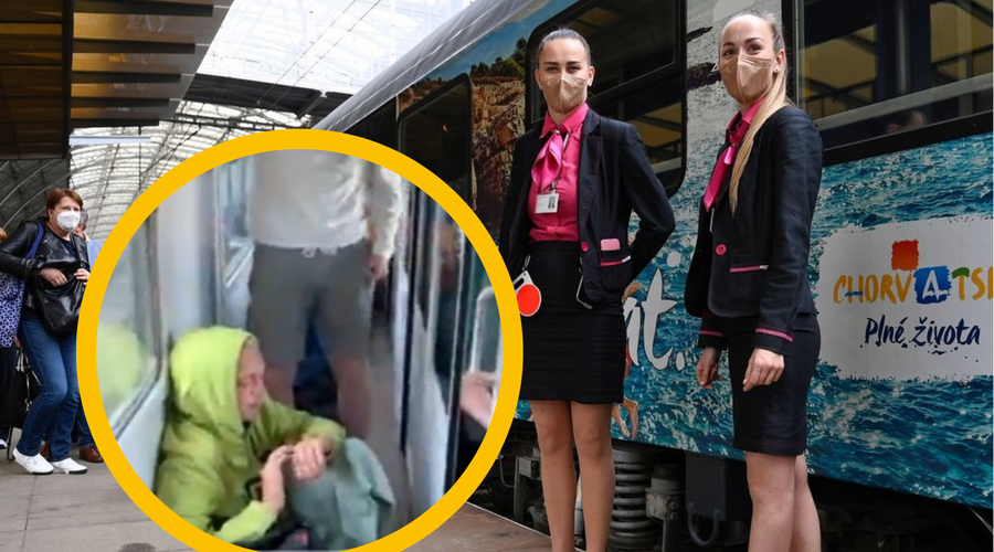Nevzdržne razmere na vlaku za Split: potniki na tleh med potovalkami (foto: Profimedia/Twitter/fotomontaža)