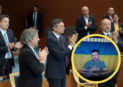 Ob nagovoru Zelenskega v DZ: kaj mu je zagotovila slovenska vlada in kako se bo reševala kriza s plinom in žitom?