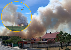 Grozljiv požar na Hrvaškem! Zagorelo je več hiš in avtomobilov, priča so bili tudi eksplozijam