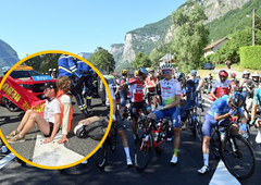 Prekinjena deseta etapa dirke po Franciji. Kaj je razlog?