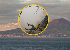 Nevarna nesreča 23-letnika: med fotografiranjem je padel v vulkan