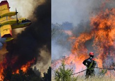 Izredne razmere na Hrvaškem: požar dosegel središče mesta