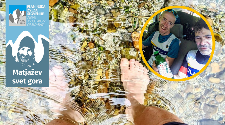 Kako se primerno hidrirati na planinskem izletu: "Mož naredi en 'šluk' in je prazna steklenica, mi pa še 2 uri hoje!" (foto: Matjaž Šerkezi/fotomontaža)