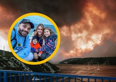 V bližini ognjenih zubljev v Dalmaciji tudi Cool Fotr z družino: TO nam je povedal