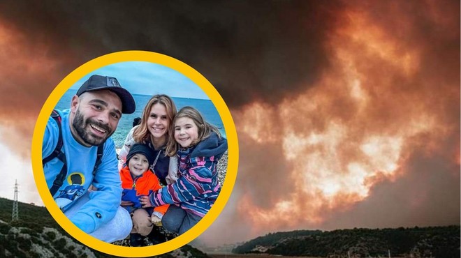 V bližini ognjenih zubljev v Dalmaciji tudi Cool Fotr z družino: TO nam je povedal (foto: Instagram/Facebook/Jani Jugovic/fotomontaža)