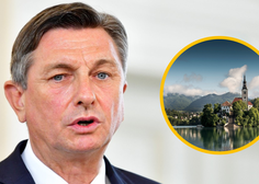 Pahor s predsednico Madžarske tekel okoli znamenitega slovenskega jezera