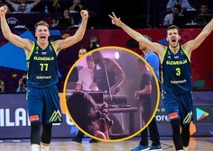 (VIDEO) Zasačili Dončića in Dragića na dopustu: žurata z legendarnim košarkarjem