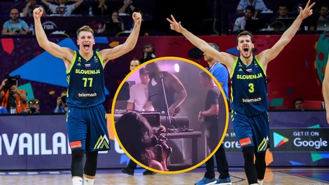 (VIDEO) Zasačili Dončića in Dragića na dopustu: žurata z legendarnim košarkarjem