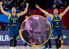 (VIDEO) Zasačili Dončića in Dragića na dopustu: žurata z legendarnim košarkarjem