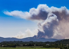Požar na goriškem Krasu se širi!