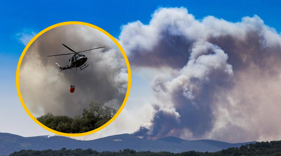 Požar na Krasu pod nadzorom, a nevarnost še vedno preti (foto: Leo Caharija/Twitter/Noocko/fotomontaža)