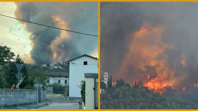 FOTO in VIDEO: Grozljivi posnetki požarov, ki so jih ujeli domačini (foto: Fotomontaža)