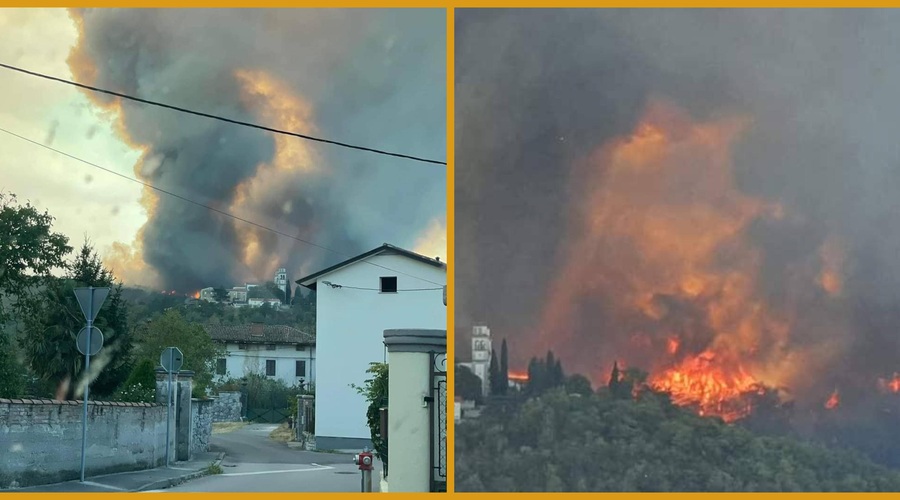 FOTO in VIDEO: Grozljivi posnetki požarov, ki so jih ujeli domačini (foto: Fotomontaža)