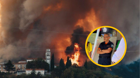 Šestan ogroženim prebivalcem zagotavlja: "Vode za gašenje imamo dovolj, a potrebujemo dodatna vozila!"