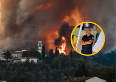 Šestan ogroženim prebivalcem zagotavlja: "Vode za gašenje imamo dovolj, a potrebujemo dodatna vozila!"