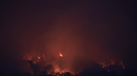 Nove informacije: za gasilci na Krasu težka noč