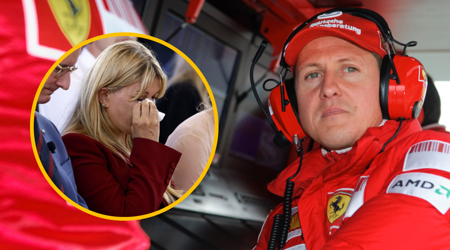 Žena Michaela Schumacherja v javnosti neutolažljivo jokala: kaj se dogaja? (foto: Profimedia/fotomontaža)