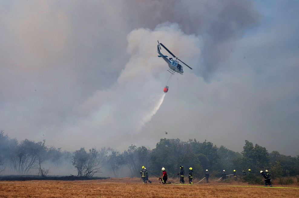 To so najnovejše informacije o požaru na Krasu (foto: Bobo)