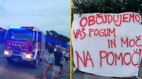 FOTO: Tako se domačini na Krasu zahvaljujejo gasilcem, da rešujejo njihova življenja in domove