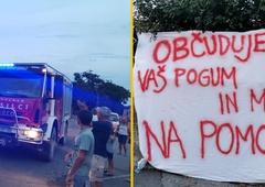 FOTO: Tako se domačini na Krasu zahvaljujejo gasilcem, da rešujejo njihova življenja in domove