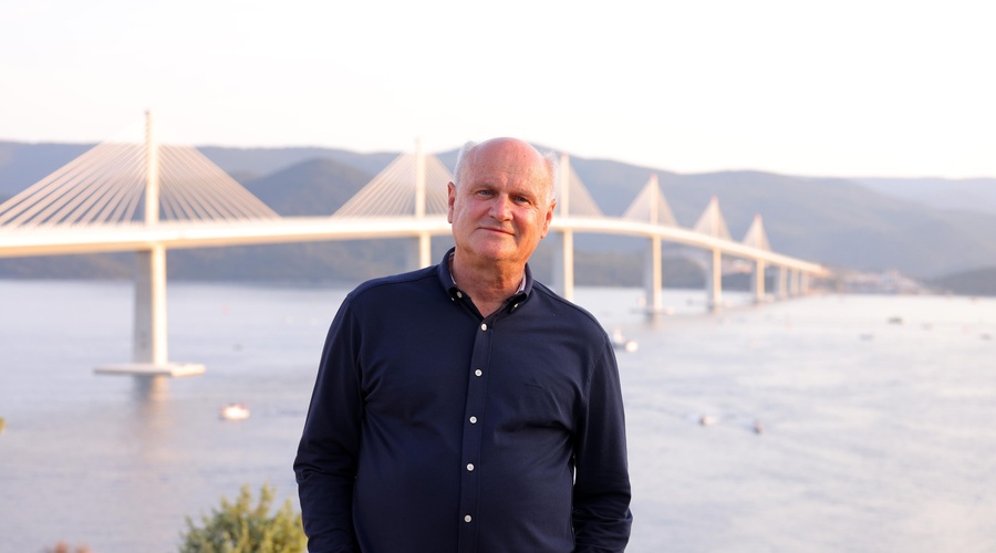 Marjan Pipenbaher, projektant in arhitekt mostu (foto: PIXSELL/Bobo)