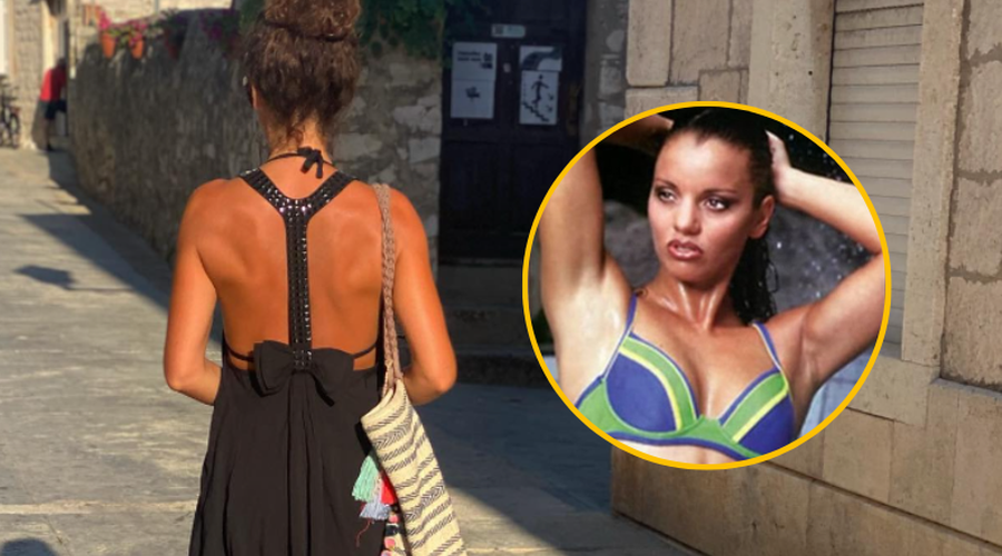 Nekdanja slovenska misica pri 47 letih pozirala v bikiniju. Kako je videti? (foto: Instagram Metka Albreht/Kanal A/fotomontaža)